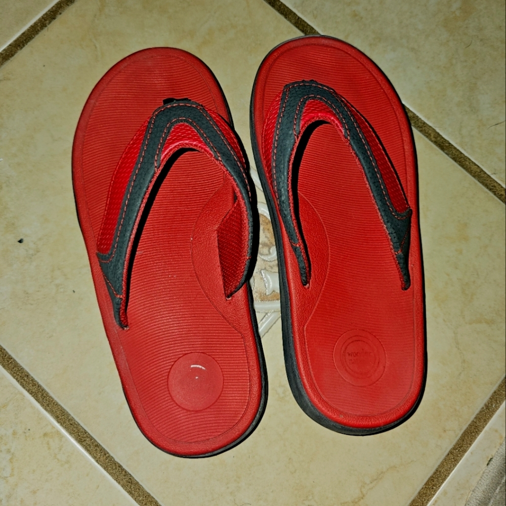 Wonder Nation  kids flip flops/ sandals size 13/1